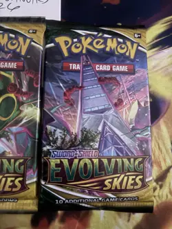 Pokemon - Three (3) Evolving Skies Booster Packs - Image 5