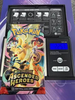 VERY HEAVY! 22.57g Pokemon TCG Ascended Heroes Booster Pack (SEALED) GOD PACKU! - Image 1
