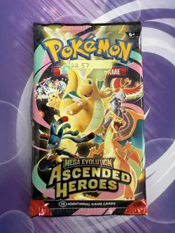 VERY HEAVY! 22.57g Pokemon TCG Ascended Heroes Booster Pack (SEALED) GOD PACKU! - Image 3