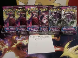 6x Pokemon TCG Fusion Strike Booster Packs (SEALED) - Image 1