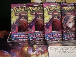 6x Pokemon TCG Fusion Strike Booster Packs (SEALED) - Image 2