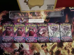 6x Pokemon TCG Fusion Strike Booster Packs (SEALED) - Image 4
