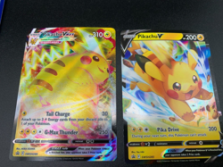 Pikachu VMAX SWSH286 & Pikachu V SWSH285 Promo Lot Pokemon NM 2023 - Image 1