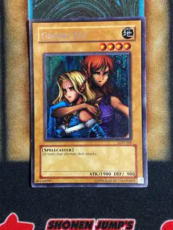 Yugioh Gemini Elf LON-000 Secret Rare REVERSE FOIL ERROR MP - Image 1