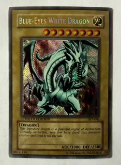 1996 Yu-Gi-Oh! Blue-Eyes White Dragon BPT-003 Limited Edition / First Edition - Image 1
