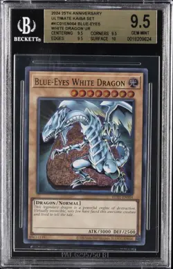 2024 YU-GI-OH! 25TH ANNIV ULTIMATE KAIBA SET UR BLUE EYES WHITE DRAGON BGS 9.5 - Image 1