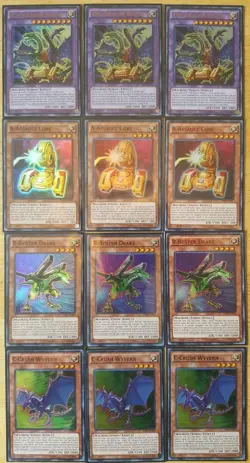 *** 3X ABC - DRAGON BUSTER SET ASSAULT, BUSTER, CRUSH 3X *** SUPER RARE YUGIOH! - Image 1