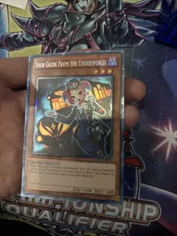 (EY) YuGiOh Tour Guide from the Underworld Prismatic Collector PCR RA01-005 VLP - Image 2