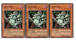 Yugioh- 3X Giant Orc - Common - Unlimited - MFC-012 - Light Play - Image 1