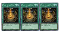 Yugioh- 3X Feast of the Wild LV5 - Common - 1st Edition - DUEA-EN056 - LP - Image 1