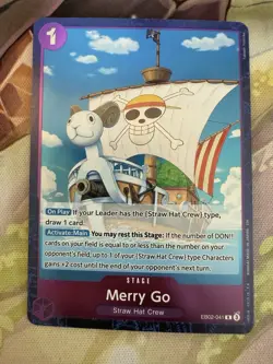 One Piece TCG Going Merry EB02-041 R Anime 25th Collection ENGLISH NM - Image 1