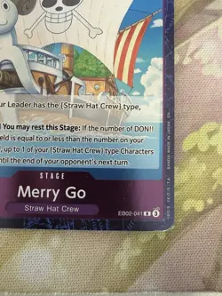 One Piece TCG Going Merry EB02-041 R Anime 25th Collection ENGLISH NM - Image 3