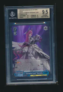 DOROTHY PARADISE LOST 2025 WEISS SCHWARZ GODDESS OF VICTORY SP GRADED BGS 9.5 - Image 1