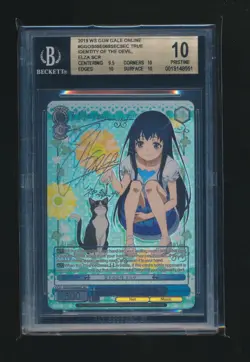 ELZA IDENTITY OF THE DEVIL 2019 WEISS SCHWARZ GUN GALE ONLINE SP GRADED BGS 10 - Image 1