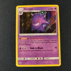 Gengar 38/111 Sun And Moon - Crimson Invasion Holo Pokemon Tcg Card LP - Image 1