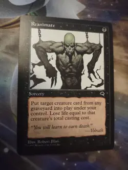 Reanimate Tempest Mystery MTG Magic Card Regular M-gm Condition - Image 1