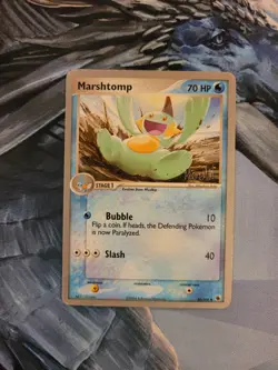 Pokemon TCG Card - Marshtomp 40/109 World Championship 2004 - MP - Image 1