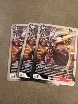 Digimon Card - (NM) 3X Gaiomon EX4-048 Foil Rare - Bandai - Image 1