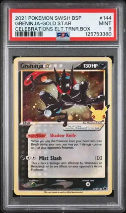 Greninja Star SWSH144 SWSH: Sword & Shield Promo Cards Holo PSA 9 - Image 1
