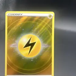 Pokemon - Lightning Energy Holo - 155/159 - SWSH Crown Zenith - Texture Card - Image 1