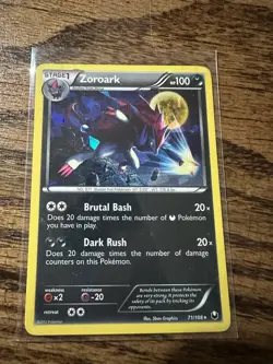 Zoroark (Cracked Ice Holo) Dark Explorers 71/108 Rare Pokemon Card NM - Image 4