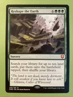 MTG - Reshape the Earth - Commander Legends - NM - Image 1