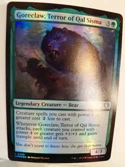 Goreclaw, Terror of Qal Sisma Commander Masters Foil - Image 1