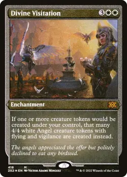 MTG Foil - Divine Visitation (Foil Etched) - 416 / NM / English - Image 1