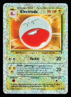 Electrode 22/110 Reverse Holo Rare Legendary Collection Pokemon Card - Image 1