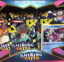 Pokemon TCG: Shining Fates Mad Party Pin Collections Galarian Mr. Rime - New - Image 2