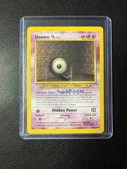2002 Pokemon - Unown [Q] #59/105 - Neo Destiny Unlimited - Regular - NM - Image 2
