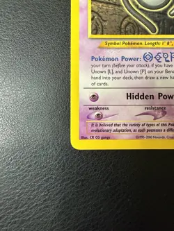 2002 Pokemon - Unown [H] #28/105 - Neo Destiny Unlimited - Regular - LP - Image 5