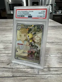 2025 POKEMON JTG EN-JOURNEY TOGETHER ILLUSTRATION RARE LILLIE'S RIBOMBEE PSA 10 - Image 2