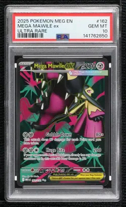 Mega Mawile ex Ultra Rare Pokemon Evolution MEG PSA 10 GEM MT - Image 1