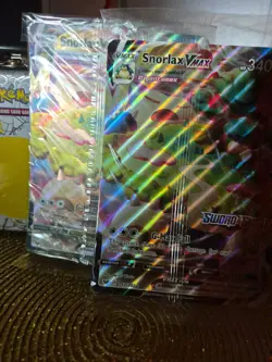 Pokemon JUMBO Oversized Snorlax VMAX Sealed GameStop Promo Lot Of 2 - Image 1