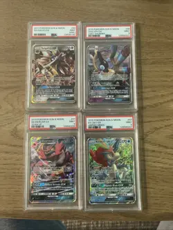 Pokemon Sun And Moon PSA 9 Mixed Lot - Image 1
