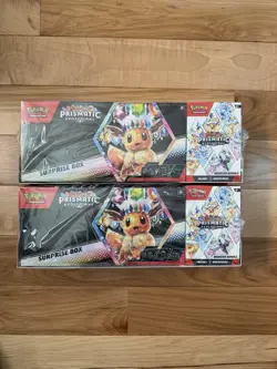 Pokemon Prismatic Evolutions Surprise Box Booster Sam's Club Bundle *Lot Of 2* - Image 1