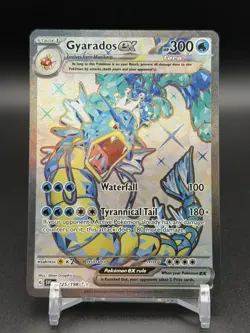 2023 Pokemon Gyarados EX Scarlet & Violet Base Set Ultra Rare #225/198 - Image 1