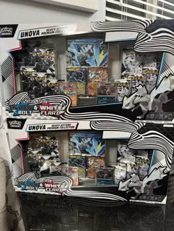 Pokemon TCG Unova Heavy Hitters Premium Collection White Flare Black Bolt X2 - Image 1