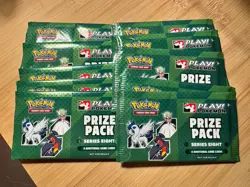 Lot of 10 Play! Pokemon Prize Pack Series 8 *FACTORY SEALED* Promo Packs NEW NM - Image 1