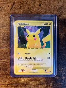 2009 Pokemon Rising Rivals Pikachu 112/111 Holo Ungraded Great Condition - Image 3