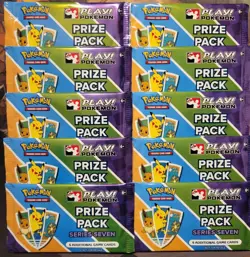 10x Play! Pokemon Prize Pack Series 7 *FACTORY SEALED* Promo Packs NEW NM - Image 1