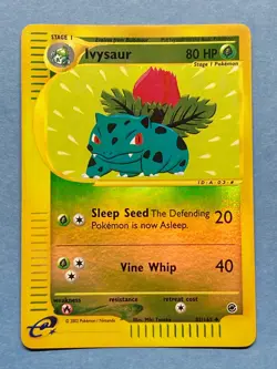 Pokemon Reverse Holo eReader Ivysaur- Expedition- 82/165- NM - Image 1