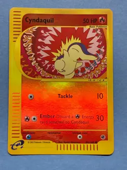 Pokemon Reverse Holo eReader Cyndaquil- Expedition- 105/165- NM - Image 1