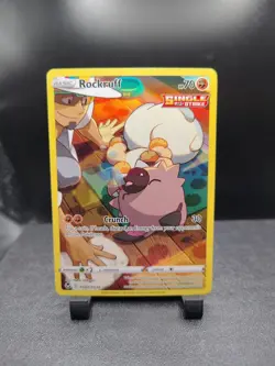 Holo Rockruff TG07/TG30 Ultra Rare Silver Tempest Pokemon TCG - Image 1