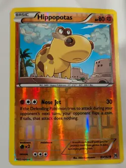 Hippopotas 83/162 - XY Breakthrough Reverse Pokemon Holo Foil Rare Nice! - Image 1