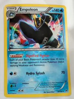 Empoleon 38/162 - XY Breakthrough Pokemon Holo Foil Rare Nice! - Image 1