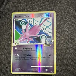 Pokemon TCG-Espeon E4-Rising Rivals-18/111-80HP-Reverse Holo Rare-English - Image 1