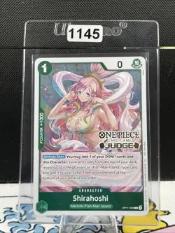 2026 One Piece Shirahoshi Vol. 7 Judge Pack Gold Stamp English OP11-030 (1145) - Image 1