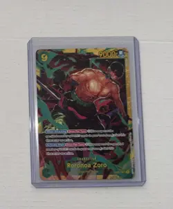 Roronoa Zoro OP06-118 One Piece Wings of the Captain Secret Rare - Image 1